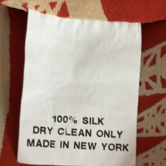 Nili Lotan 100% Silk Racerback Oil Derrick Print Tank Top - Size XS - Picture 5 of 5